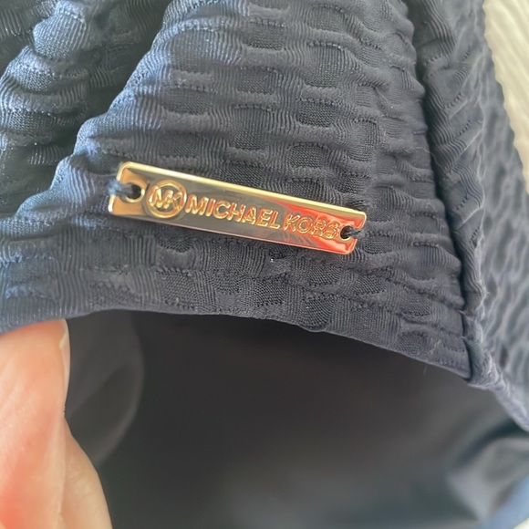 NWT Michael Kors New Navy Blue one piece bathing suit sz 14 - Picture 5 of 6